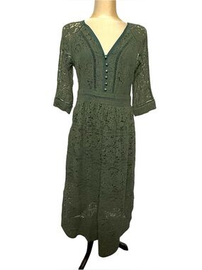 metisu green lace dress Petal and Pup Women's Mapleton Maxi Dress main image 1
